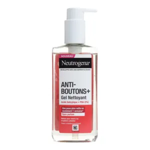 Neutrogena Anti-boutons+ Gel nettoyant visage pour peau acnéique