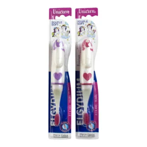 Brosse à dents souple 2-6 ans Elgydium Kids Licorne
