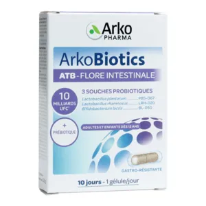 ArkoBiotics ATB Flore intestinale gélules souches probiotiques