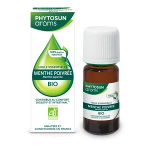 Huile essentielle Menthe poivrée Bio Phytosun Arôms