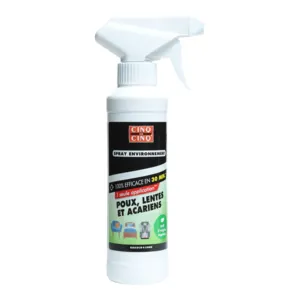 Spray environnement Cinq sur Cinq anti poux et lentes