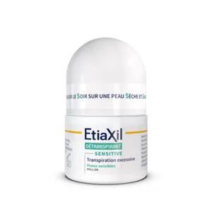 Etiaxil aisselles transpiration excessive Sensitive roll-on
