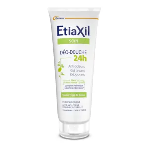 Etiaxil gel douche anti odeur 24h Citron jaune et litsée