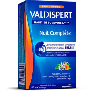 Comprimés Sommeil Valdispert Nuit complète