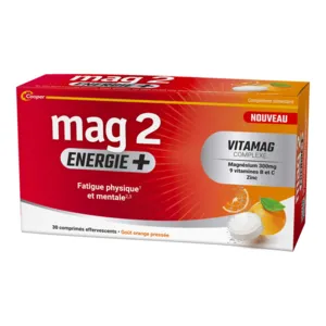 Mag 2 Energie+ comprimés effervescents fatigue