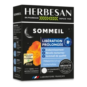 Herbesan Sommeil comprimés mélatonine