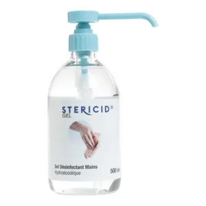 Stericid gel hydro alcoolique désinfectant mains