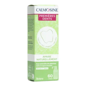 Gel apaisant poussées dentaires Calmosine Premières dents