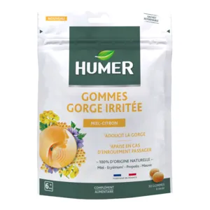 Gommes à sucer Humer Gorge irritée