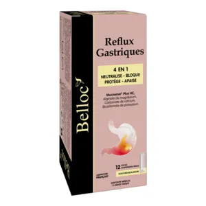 Sticks pour suspension orale Reflux gastriques Belloc