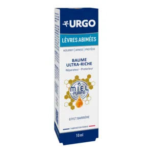 Baume ultra riche Urgo Lèvres abimées au miel purifié