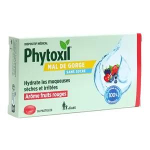 Phytoxil pastilles fruits rouges pour la gorge