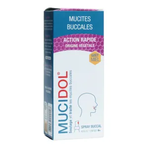 Mucidol Spray aphtes et mucites