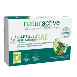 Naturactive capsules respiratoires bio confort respiratoire