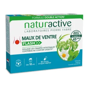 Naturactive gélules Flash Maux de ventre