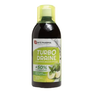 Boisson drainante citron vert menthe Forté Pharma Turbodraine