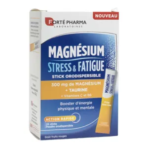 Sticks Magnésium Stress et Fatigue Forté Pharma