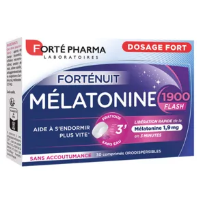 Forte Pharma Forté Nuit Melatonine Flash 1900 comprimés orodispersibles