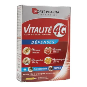 Forté Pharma ampoule Vitalité 4G Défenses