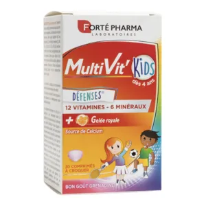 Comprimés multivitamines enfant MultiVit'Kids Forté Pharma