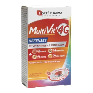 Forté Pharma comprimés MultiVit 4G Défenses