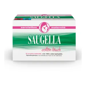 Saugella Cotton Touch serviettes hygiéniques de maternité