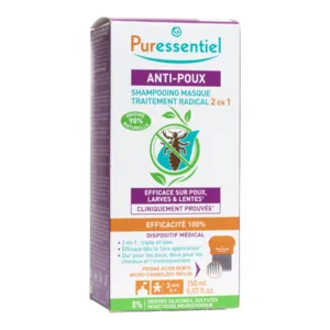 Puressentiel shampoing traitant 2 en 1 anti-poux