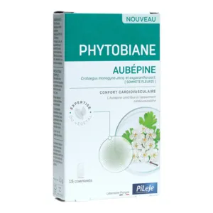 Aubépine comprimés confort cardiovasculaire Phytobiane Pileje