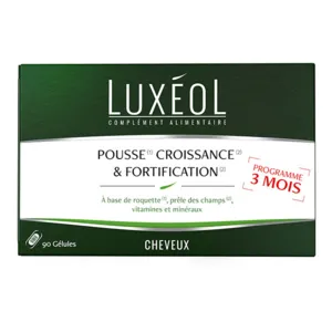 Gélules Luxéol Pousse croissance complément alimentaire cheveux