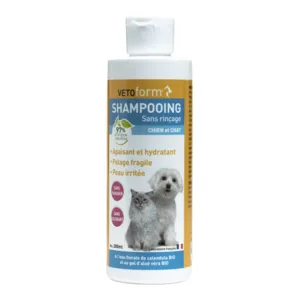 Vetoform Shampooing sans rinçage Chien et Chat Bio