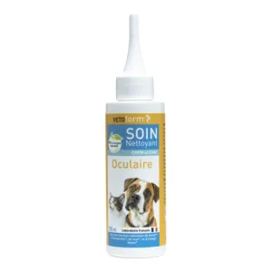 Vetoform soin nettoyant oculaire conjonctivite chiens et chat