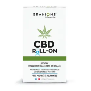 Roll-on relaxant CBD et huiles essentielles Granions