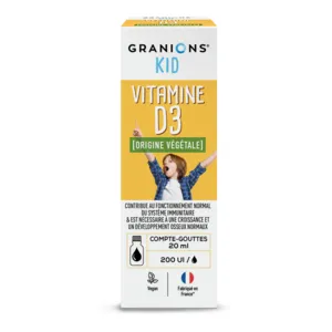 Gouttes Vitamine D3 Granions pour enfant