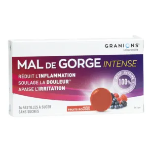 Pastilles Mal de gorge intense Granions
