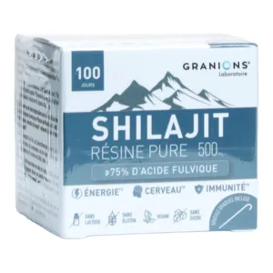 Granions résine pure Shilajit 500 mg
