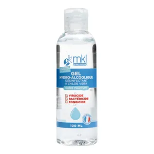 MKL Gel hydroalcoolique sans parfum à l'aloe vera