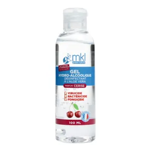 MKL gel hydroalcoolique à l'aloe vera Cerise