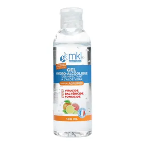 MKL gel hydroalcoolique à l'aloe vera Agrumes