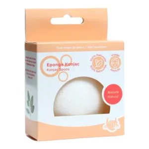 Eponge de konjac 100% naturelle