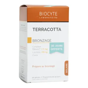 Biocyte Terracotta gélules Complément alimentaire pour bronzer