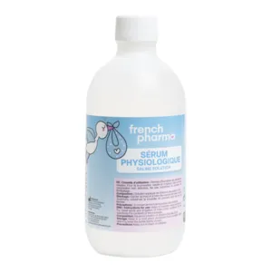 Sérum physiologique en flacon