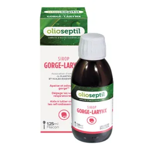 Sirop mal de gorge Olioseptil gorge-larynx