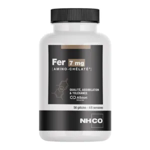 NHCO Bisglycinate de fer 7 mg gélules