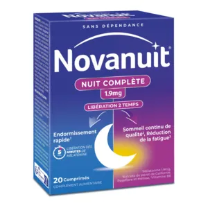 Novanuit Nuit complète 1,9 mg comprimés