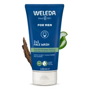 Gel Nettoyant bio Homme Visage et barbe Weleda