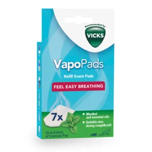 Tablettes VapoPads Vicks menthol pour diffuseur