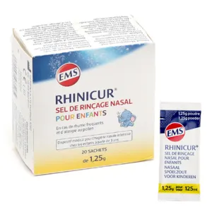 Rhinicur sachets de Sel de rinçage nasal pour enfant