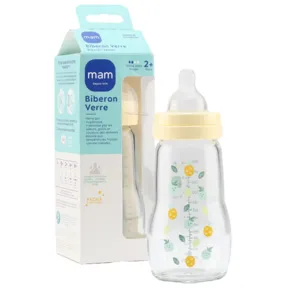 Biberon MAM Verre débit moyen 260 ml