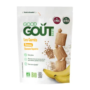 Gateau Good Goût carrés banane Bio