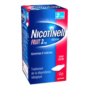 Nicotinell 2 mg fruits rouges gomme
